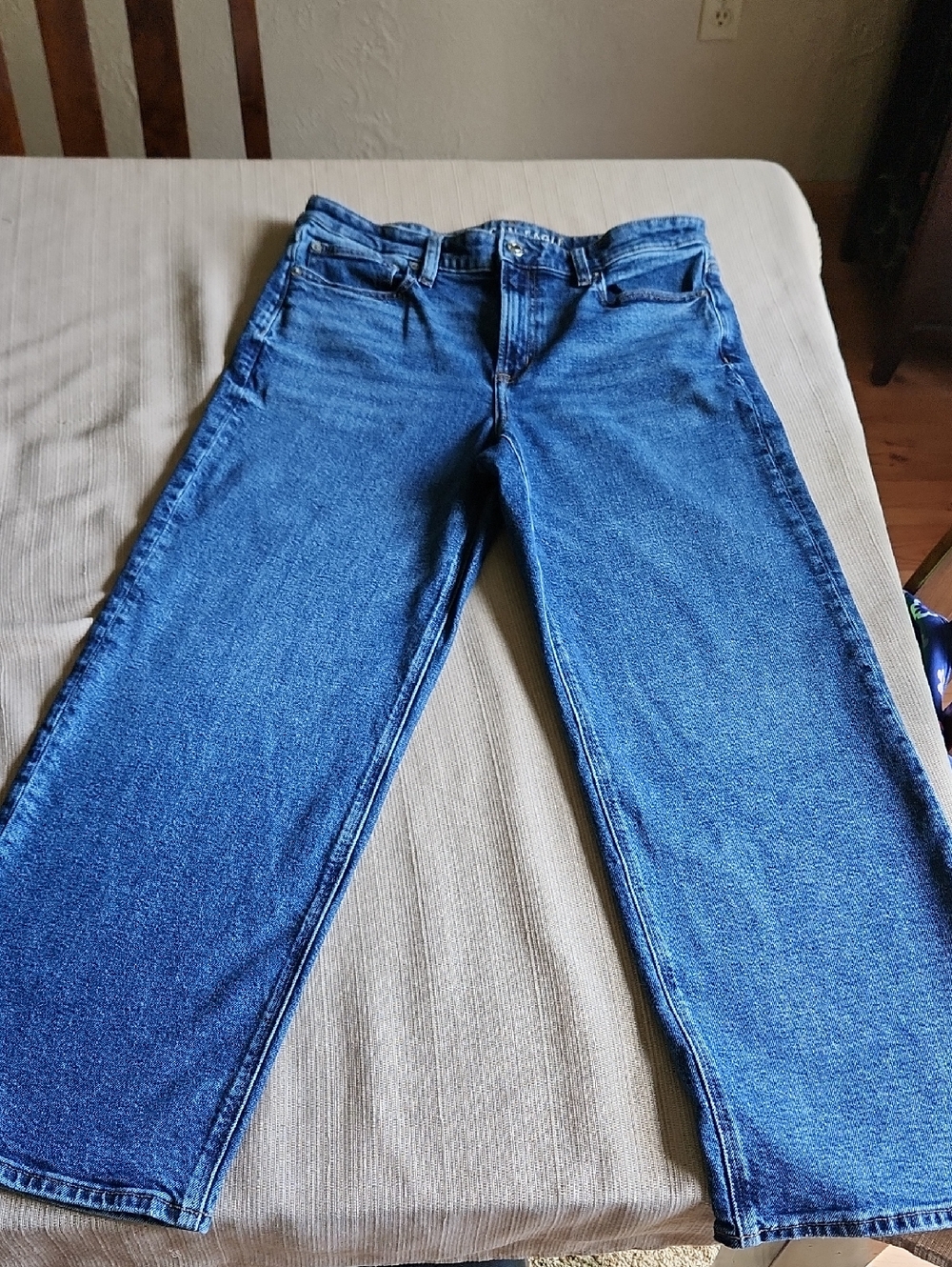 American Eagle Stovepipe Fit Women's Jeans in Blue Denim